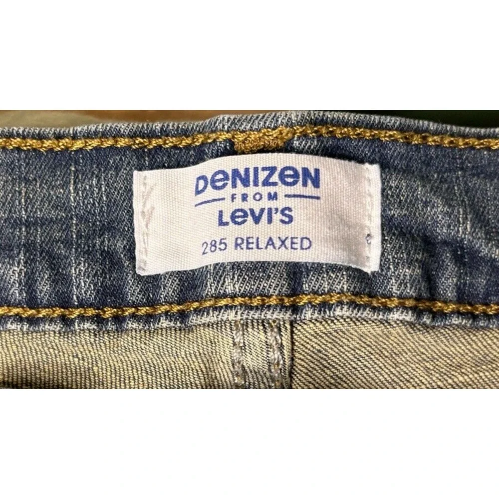 Denizen from Levi's 285‎ Relaxed Jeans, Men's Size 40X32, Blue Denim